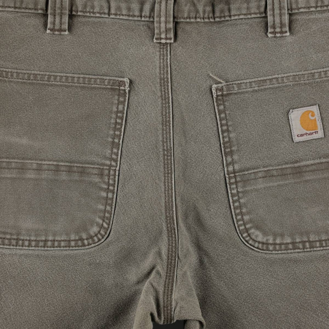 Carhartt Straight Fit Double Knee Duck Painter Pants, Men's W35 (approx.) cotton gray type Vintage Second Hand