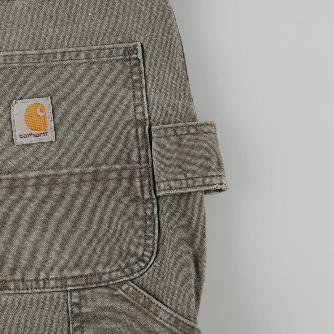 Carhartt Straight Fit Double Knee Duck Painter Pants, Men's W35 (approx.) cotton gray type Vintage Second Hand