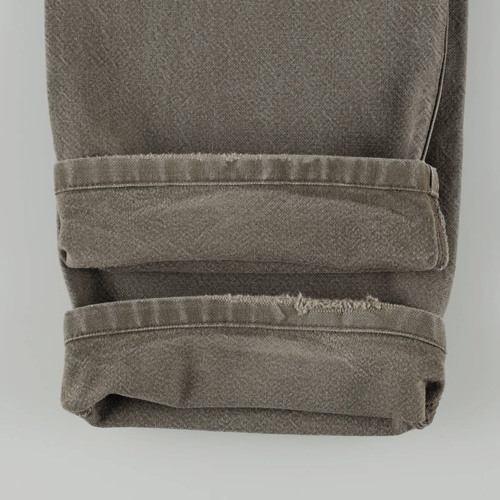 Carhartt Straight Fit Double Knee Duck Painter Pants, Men's W35 (approx.) cotton gray type Vintage Second Hand