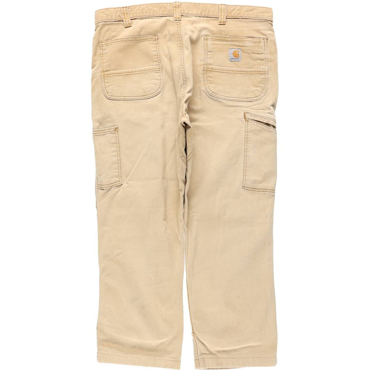 Carhartt Relaxed Fit Double Knee Duck Work Pants, Men's W38 (approx.) cotton brown type Vintage Second Hand