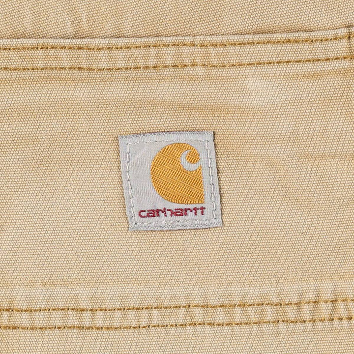 Carhartt Relaxed Fit Double Knee Duck Work Pants, Men's W38 (approx.) cotton brown type Vintage Second Hand