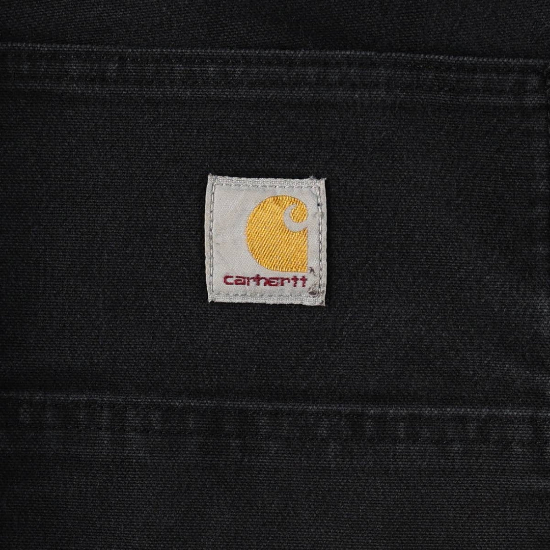 Carhartt Straight Fit Double Knee Duck Painter Pants, Men's W30 (approx.) cotton black type Vintage Second Hand