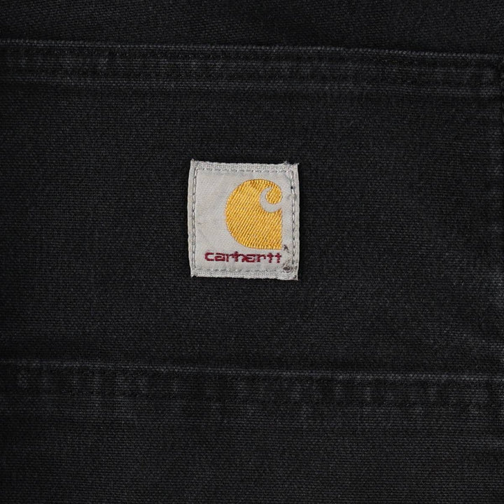 Carhartt Straight Fit Double Knee Duck Painter Pants, Men's W30 (approx.) cotton black type Vintage Second Hand