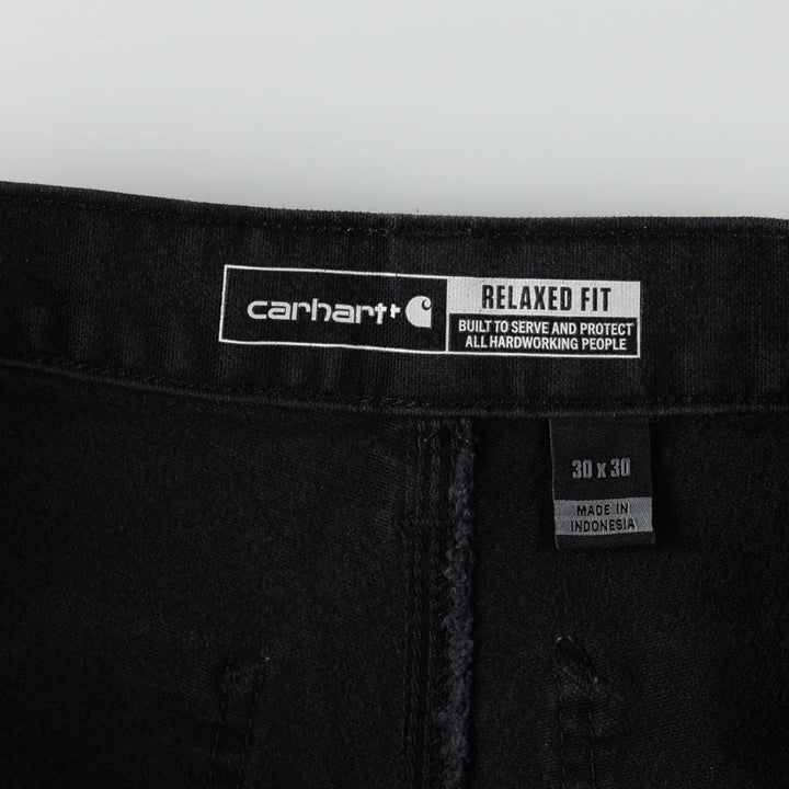 Carhartt Straight Fit Double Knee Duck Painter Pants, Men's W30 (approx.) cotton black type Vintage Second Hand