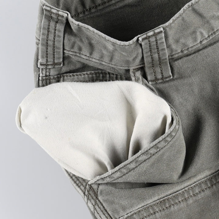 Carhartt Relaxed Fit Duck Work Pants, Men's W30 (approx.) cotton Khaki type Vintage Second Hand