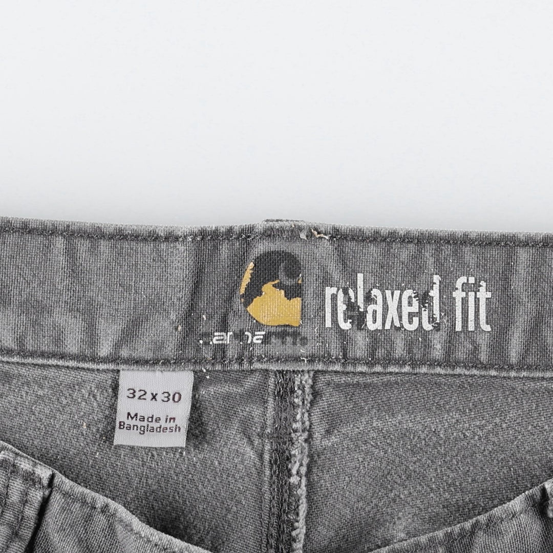 Carhartt Relaxed Fit Duck Painter Pants, Men's, W33 equivalent cotton gray type Vintage Second Hand