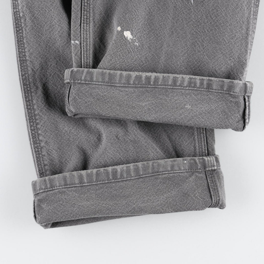 Carhartt Relaxed Fit Duck Painter Pants, Men's, W33 equivalent cotton gray type Vintage Second Hand
