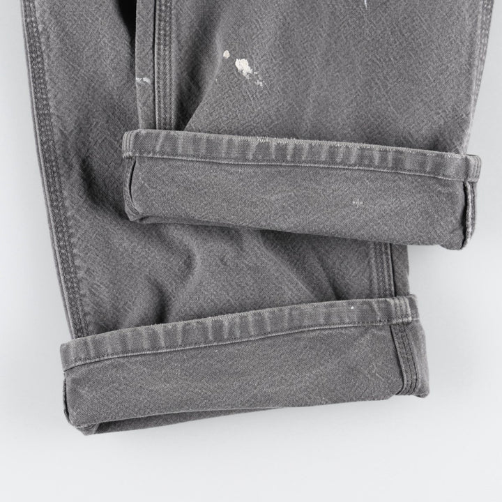 Carhartt Relaxed Fit Duck Painter Pants, Men's, W33 equivalent cotton gray type Vintage Second Hand