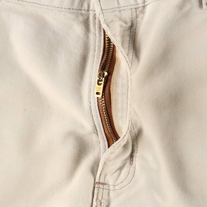 00'S Carhartt Dungaree Fit Duck Painter Pants Men's W36 cotton unbleached Vintage Second Hand