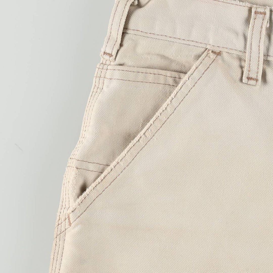 00'S Carhartt Dungaree Fit Duck Painter Pants Men's W36 cotton unbleached Vintage Second Hand