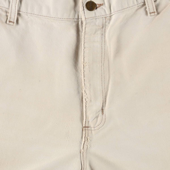 00'S Carhartt Dungaree Fit Duck Painter Pants Men's W36 cotton unbleached Vintage Second Hand