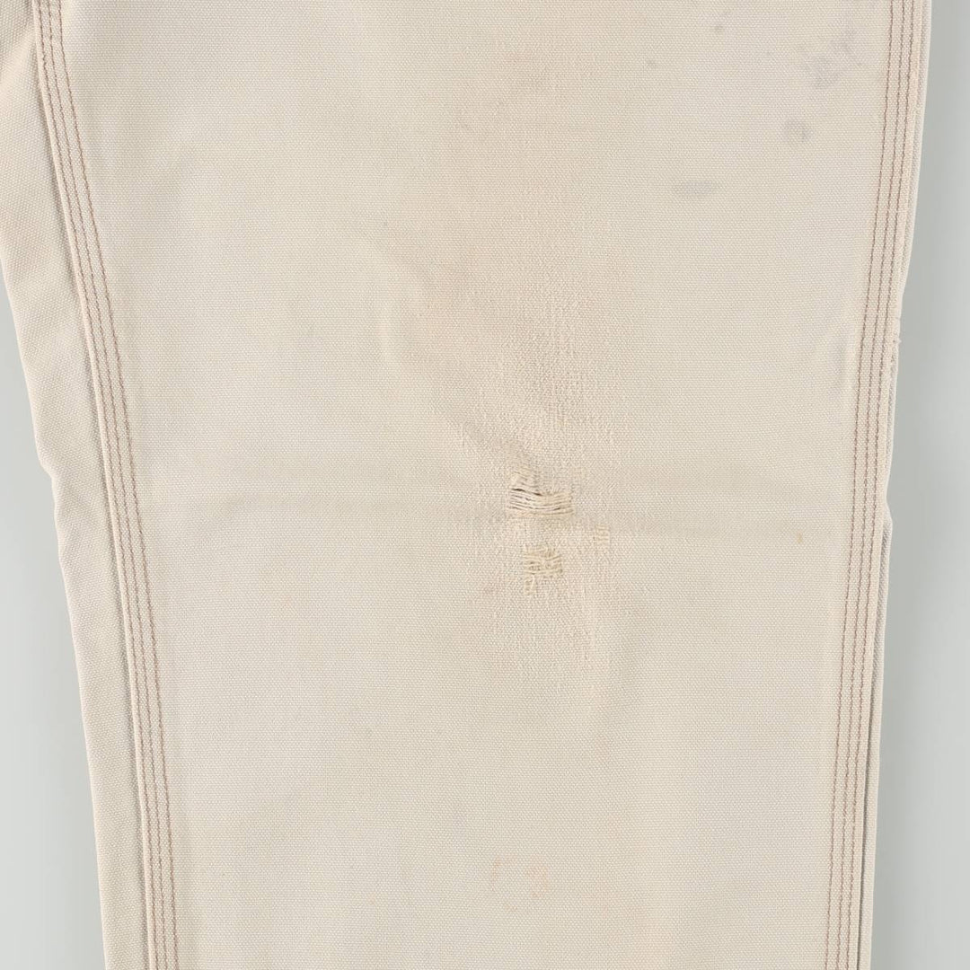 00'S Carhartt Dungaree Fit Duck Painter Pants Men's W36 cotton unbleached Vintage Second Hand