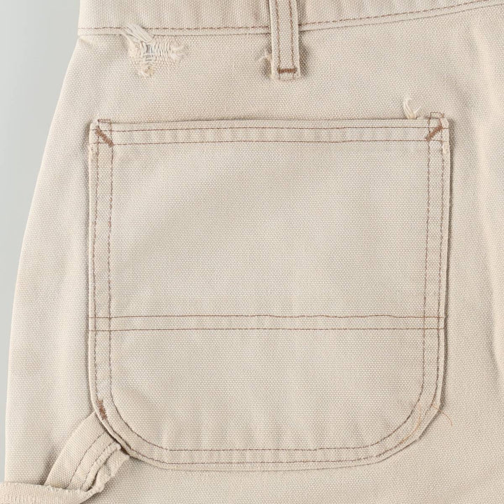 00'S Carhartt Dungaree Fit Duck Painter Pants Men's W36 cotton unbleached Vintage Second Hand