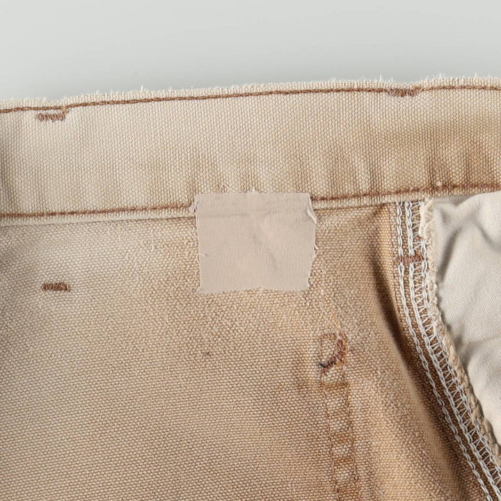00'S Carhartt Dungaree Fit Duck Painter Pants Men's W36 cotton unbleached Vintage Second Hand