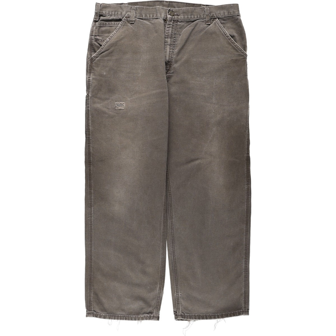 Carhartt Duck Painter Pants, Men's W39 (approx.) cotton Charcoal Vintage Second Hand