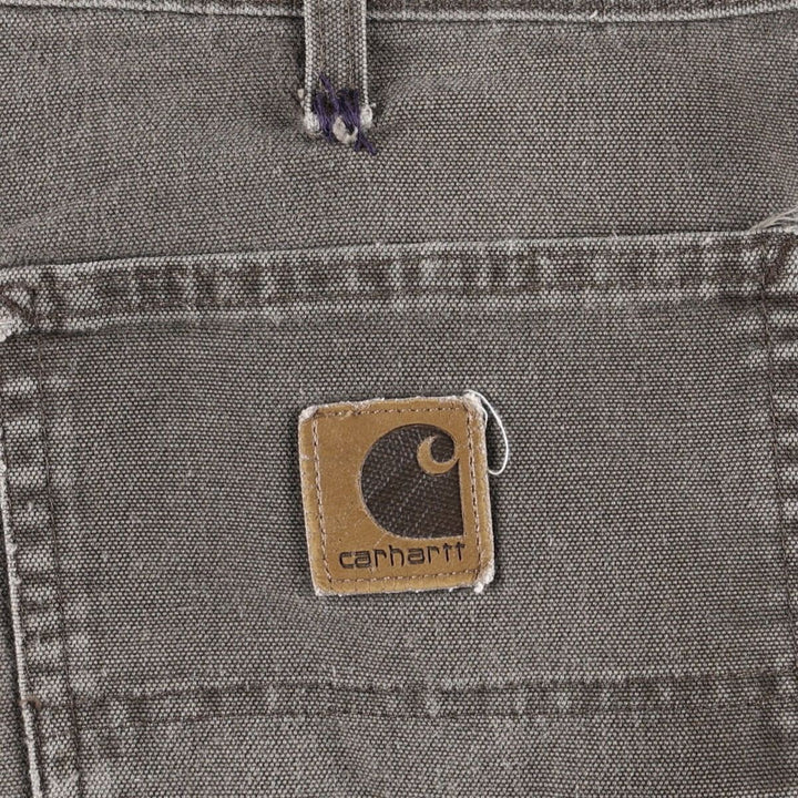 Carhartt Duck Painter Pants, Men's W39 (approx.) cotton Charcoal Vintage Second Hand