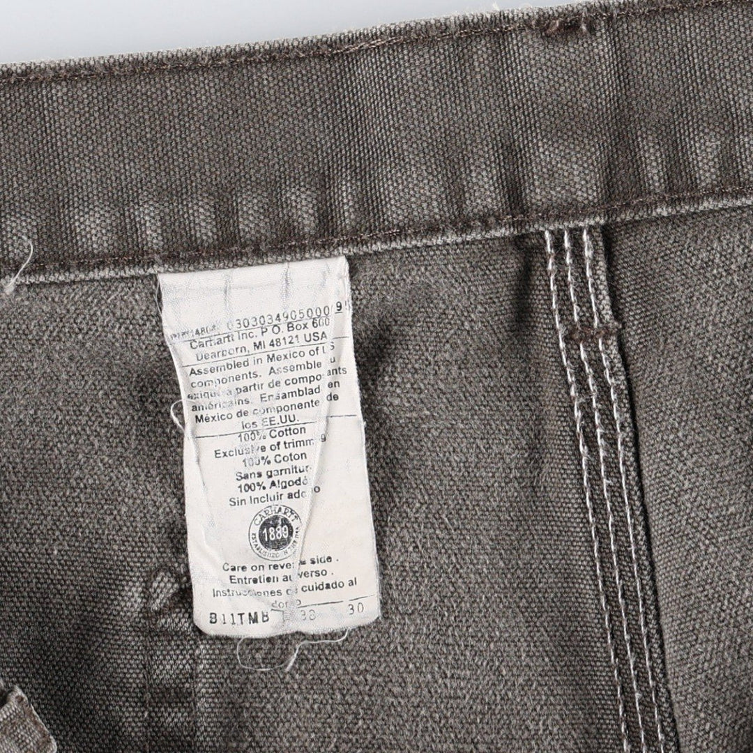 Carhartt Duck Painter Pants, Men's W39 (approx.) cotton Charcoal Vintage Second Hand
