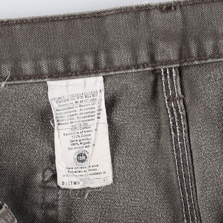 Carhartt Duck Painter Pants, Men's W39 (approx.) cotton Charcoal Vintage Second Hand