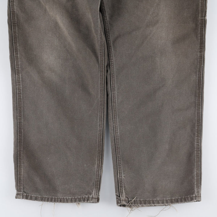 Carhartt Duck Painter Pants, Men's W39 (approx.) cotton Charcoal Vintage Second Hand