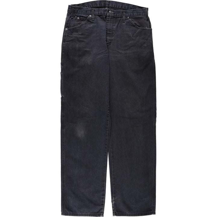 Dickies Duck Painter Pants Men's W34 equivalent cotton black type Vintage Second Hand