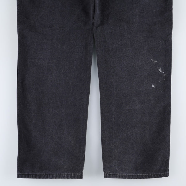 Dickies Duck Painter Pants Men's W34 equivalent cotton black type Vintage Second Hand