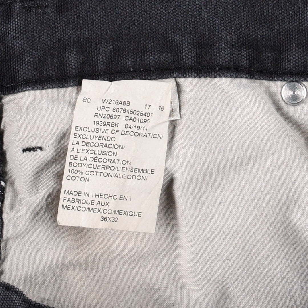 Dickies Duck Painter Pants Men's W37 cotton black type Vintage Second Hand