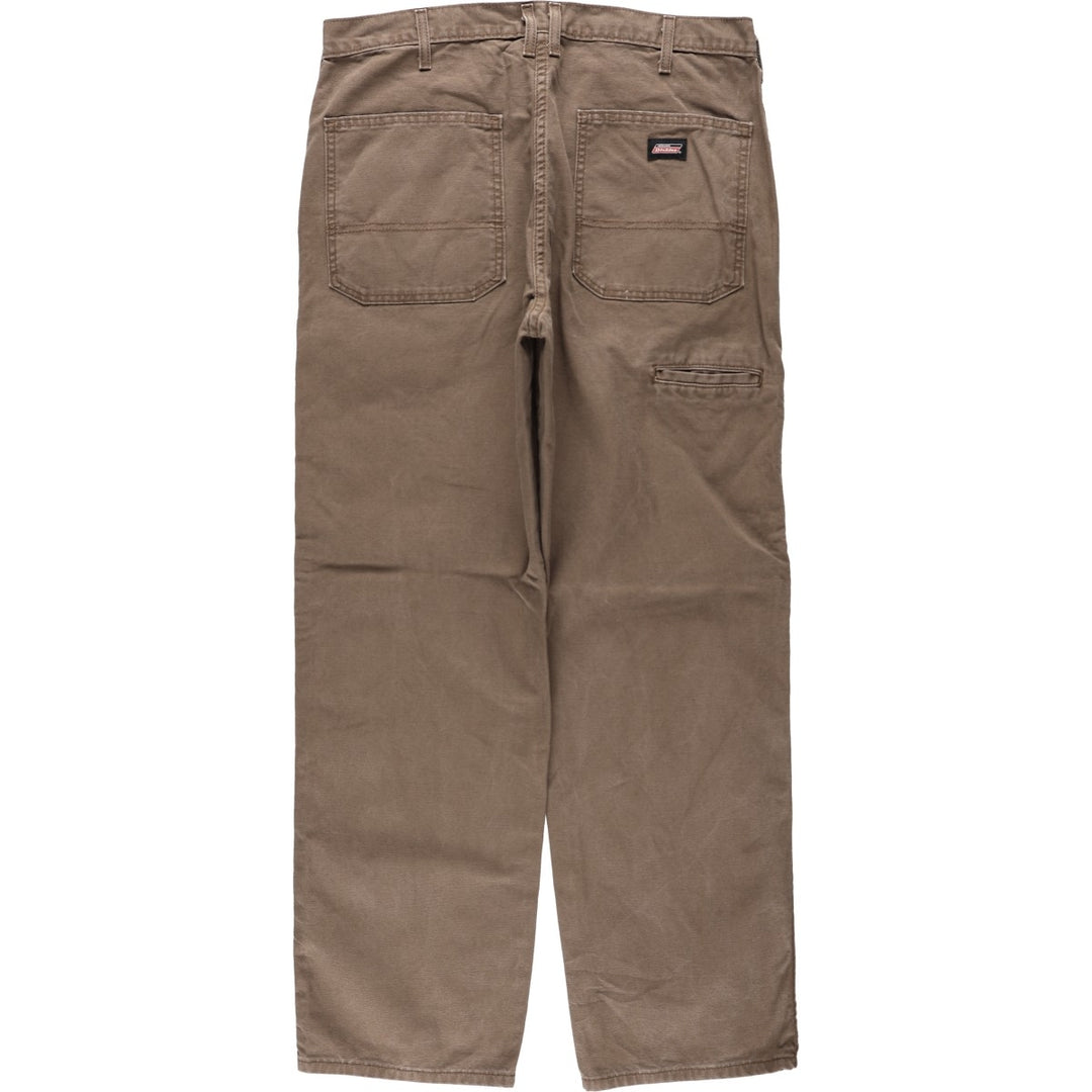 Dickies Duck Work Pants Men's W36 cotton brown type Vintage Second Hand