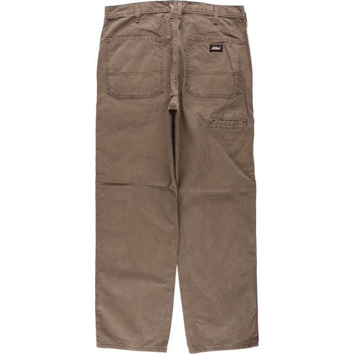 Dickies Duck Work Pants Men's W36 cotton brown type Vintage Second Hand