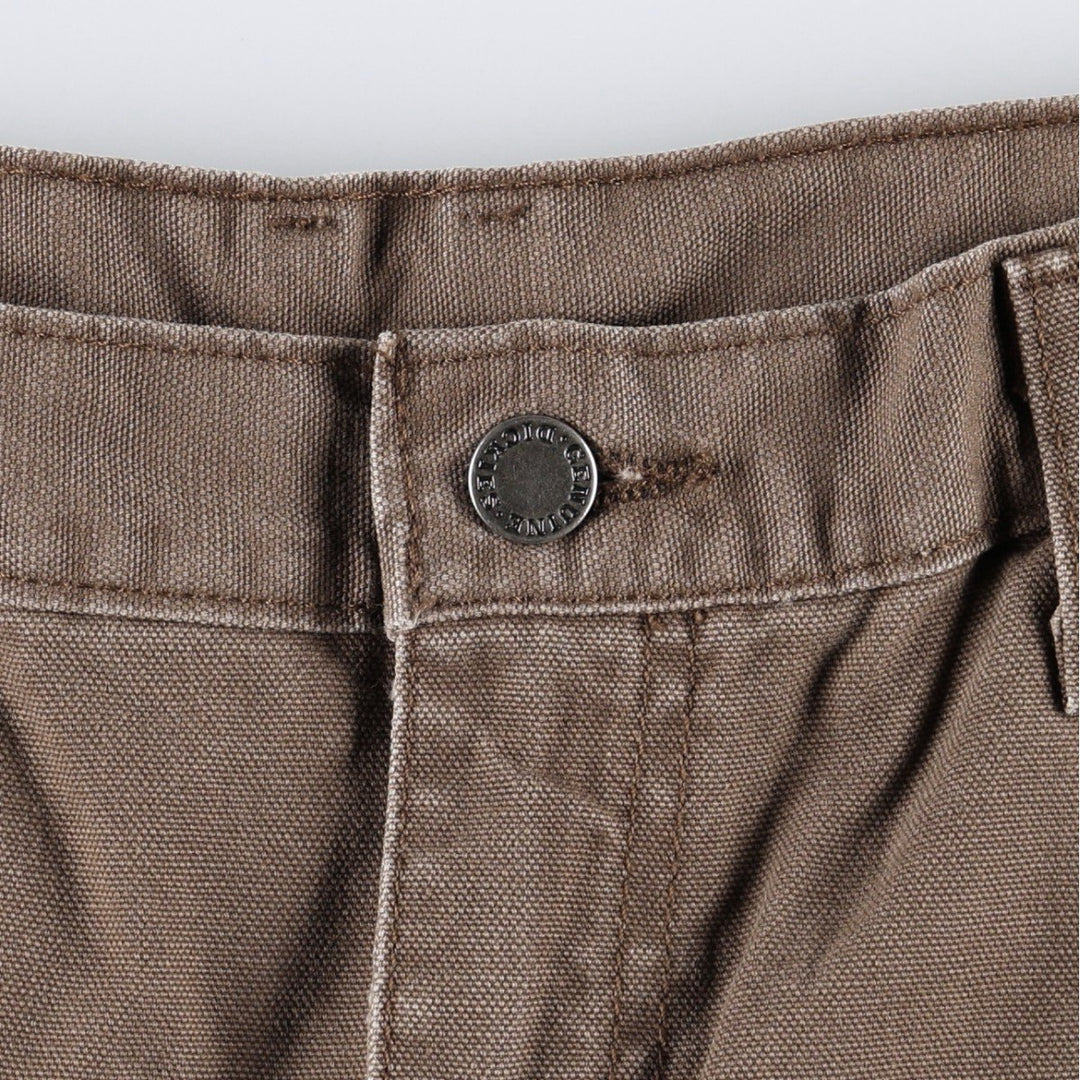 Dickies Duck Work Pants Men's W36 cotton brown type Vintage Second Hand