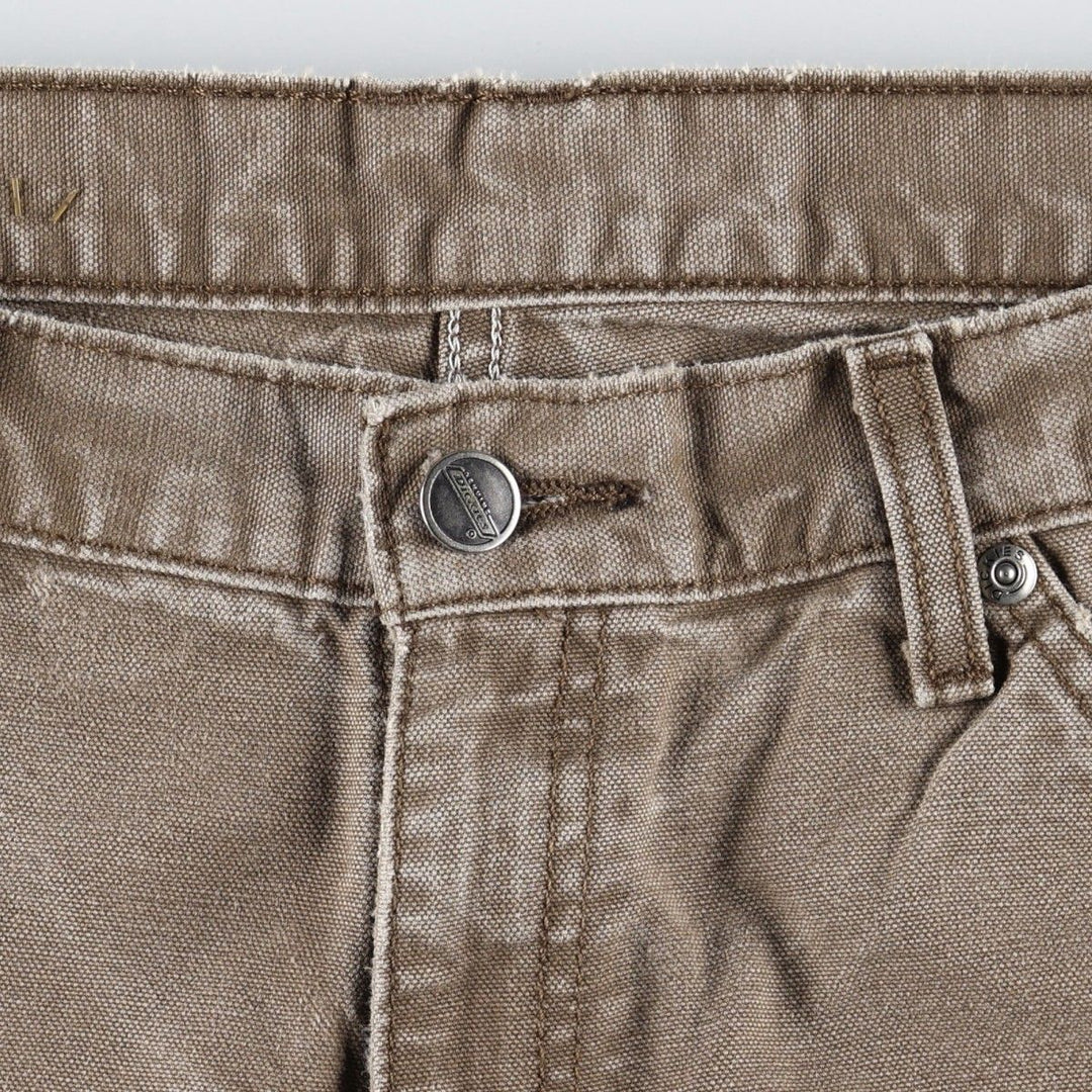 Dickies Duck Work Pants Men's W35 cotton brown type Vintage Second Hand