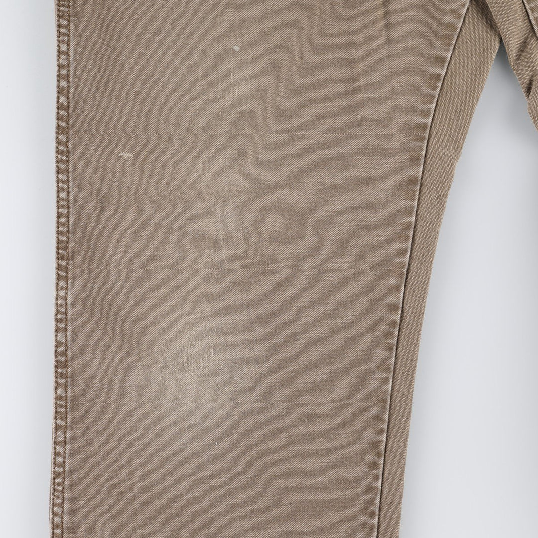 Dickies Duck Work Pants Men's W35 cotton brown type Vintage Second Hand