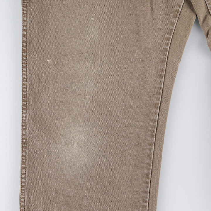 Dickies Duck Work Pants Men's W35 cotton brown type Vintage Second Hand
