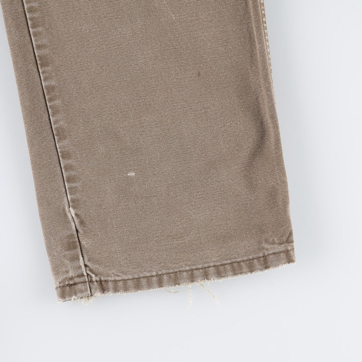 Dickies Duck Work Pants Men's W35 cotton brown type Vintage Second Hand