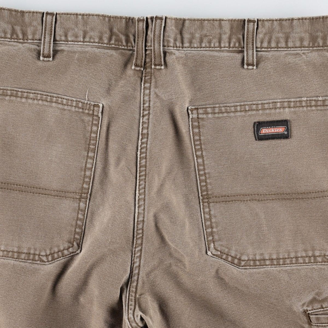 Dickies Duck Work Pants Men's W35 cotton brown type Vintage Second Hand
