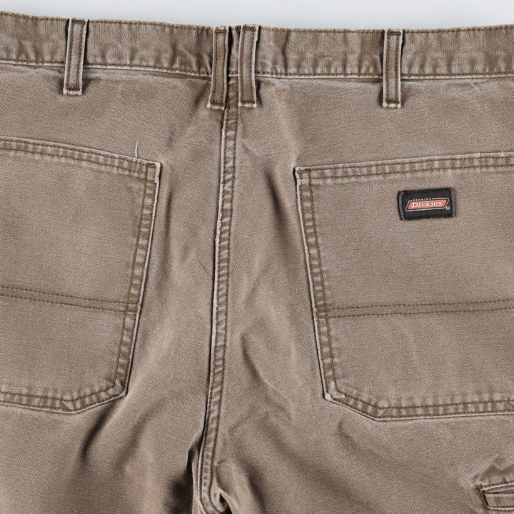 Dickies Duck Work Pants Men's W35 cotton brown type Vintage Second Hand