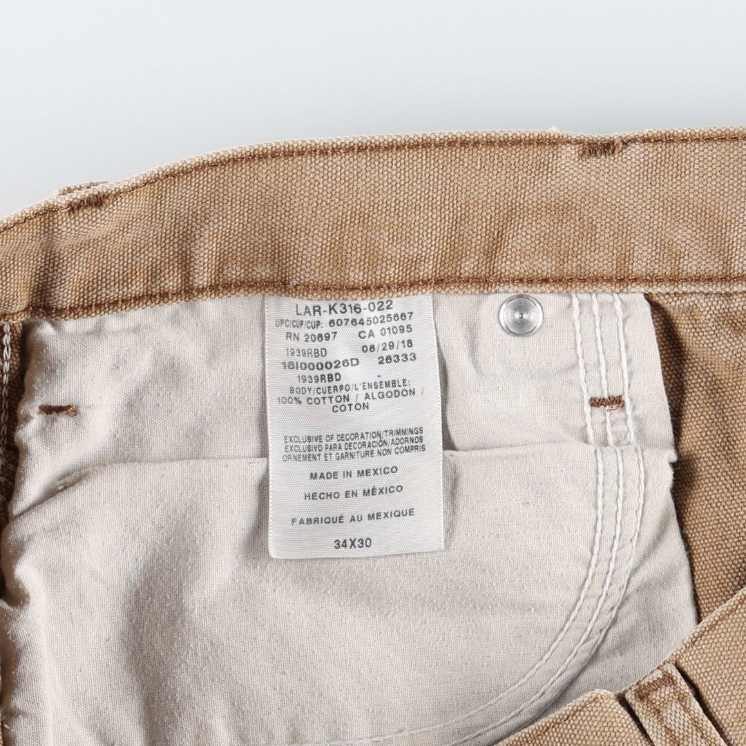 Dickies Duck Painter Pants Men's W33 equivalent cotton Beige type Vintage Second Hand