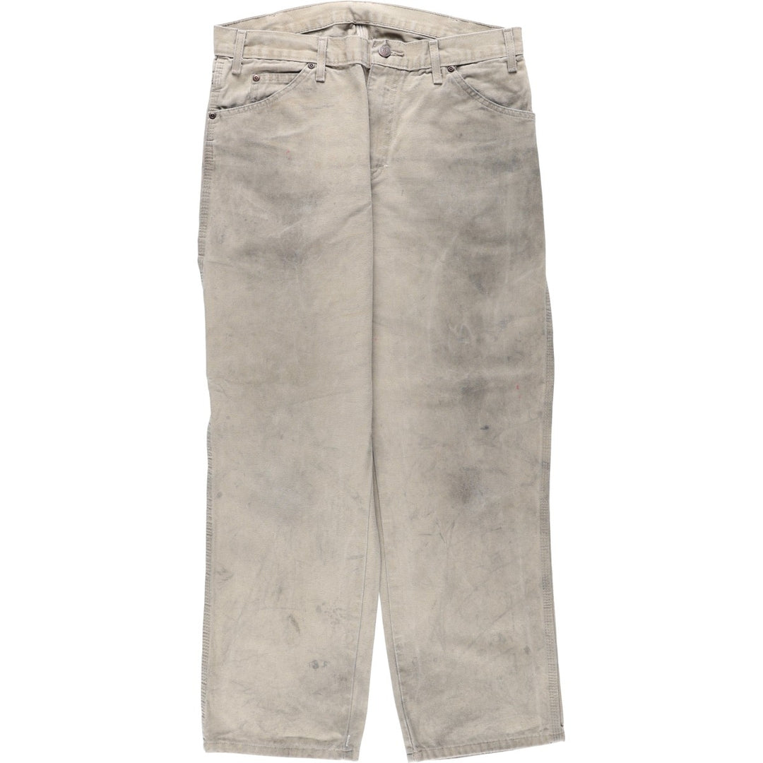 Dickies Duck Painter Pants Men's W34 equivalent cotton Beige type Vintage Second Hand