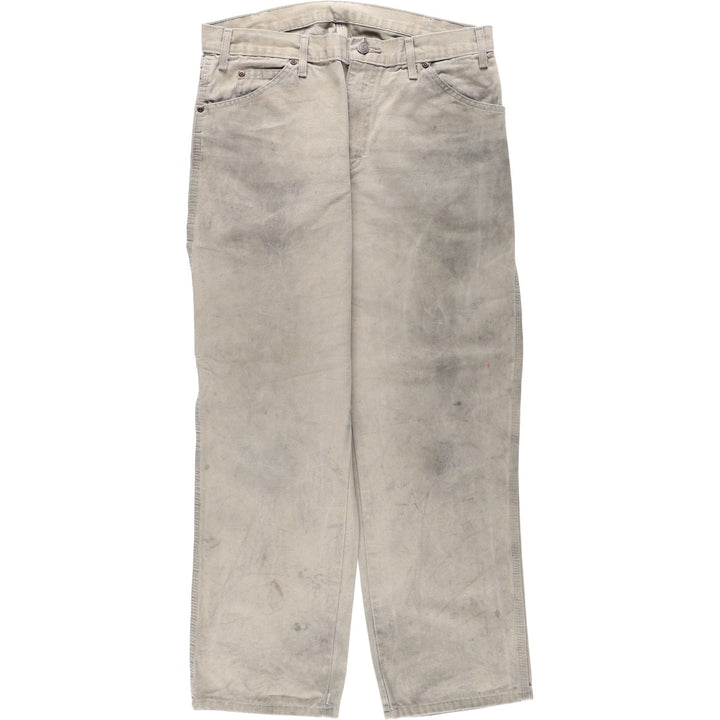 Dickies Duck Painter Pants Men's W34 equivalent cotton Beige type Vintage Second Hand