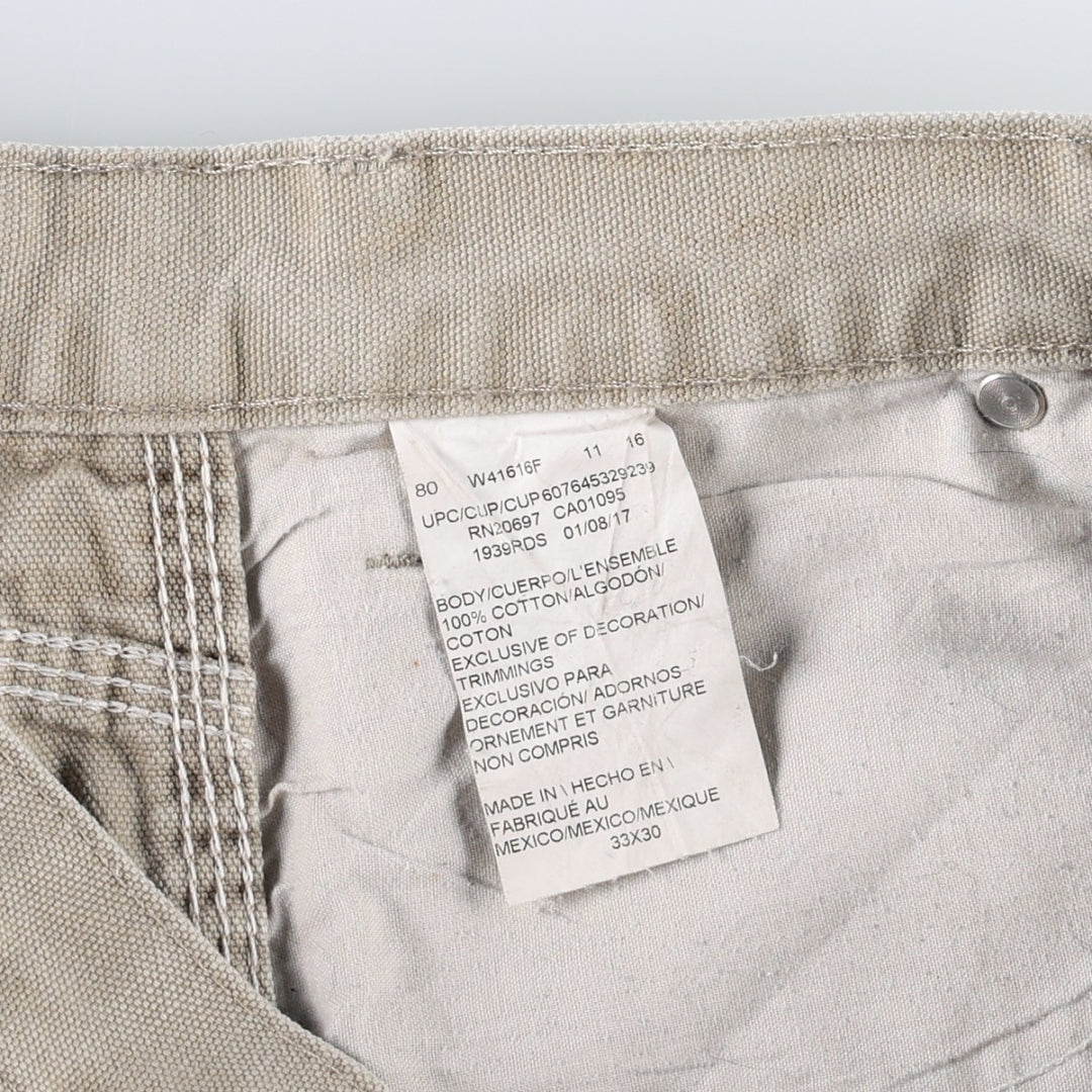 Dickies Duck Painter Pants Men's W34 equivalent cotton Beige type Vintage Second Hand