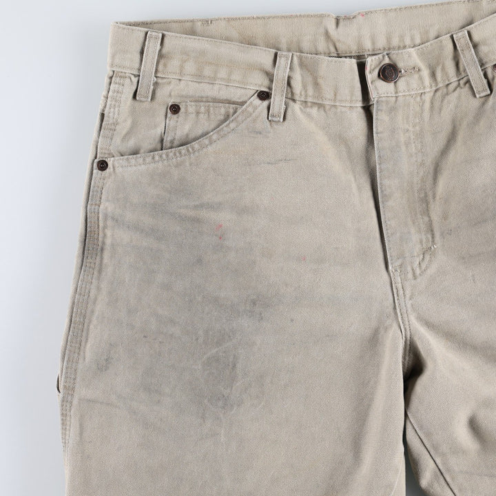 Dickies Duck Painter Pants Men's W34 equivalent cotton Beige type Vintage Second Hand