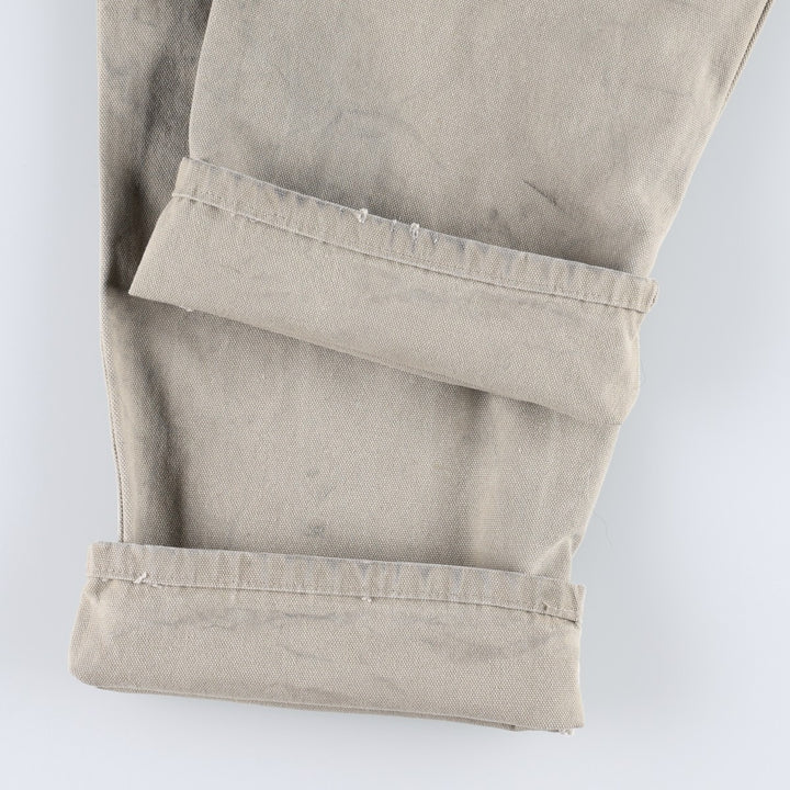 Dickies Duck Painter Pants Men's W34 equivalent cotton Beige type Vintage Second Hand