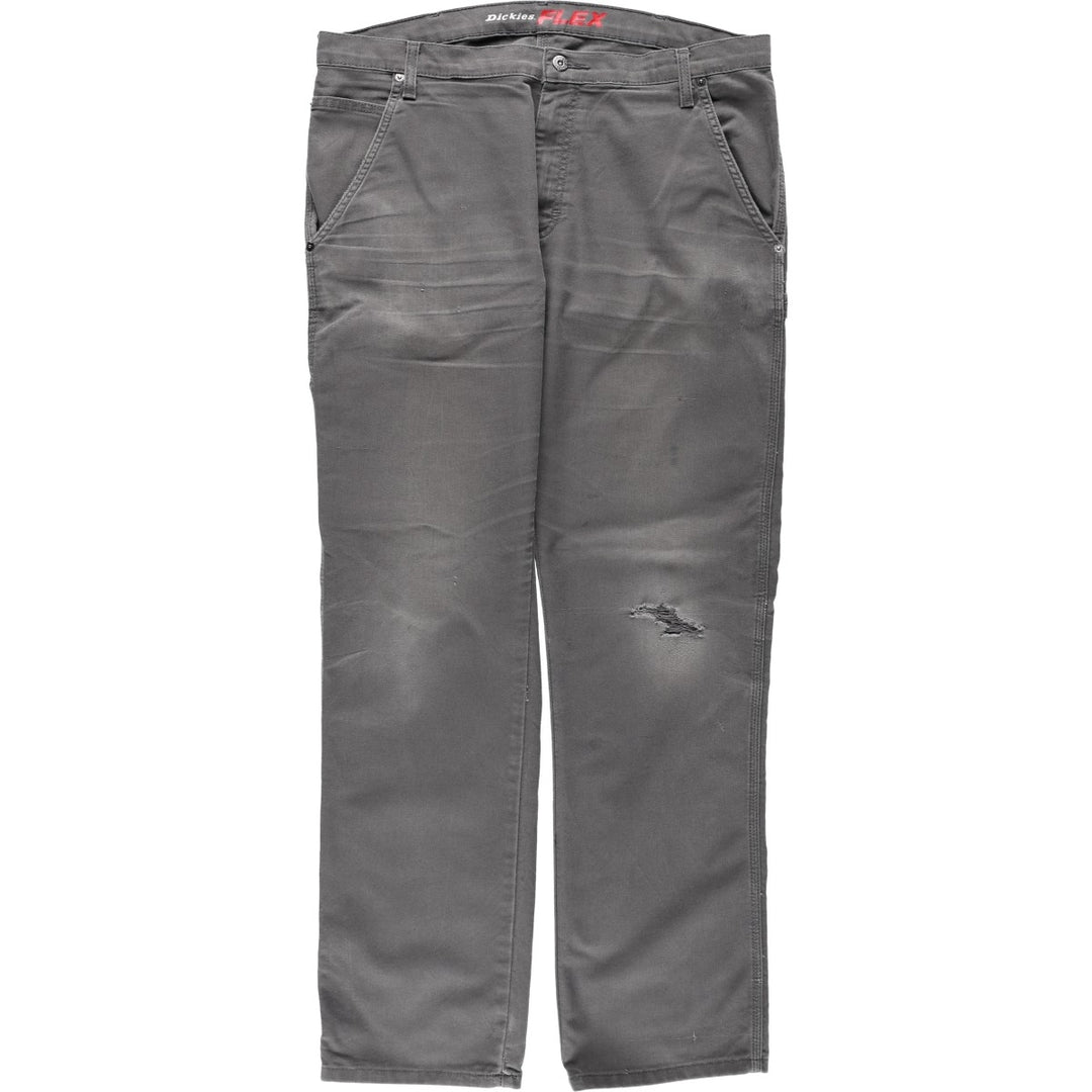 Dickies FLEX REGULAR Duck Painter Pants, Men's W38 equivalent. cotton Charcoal Vintage Second Hand