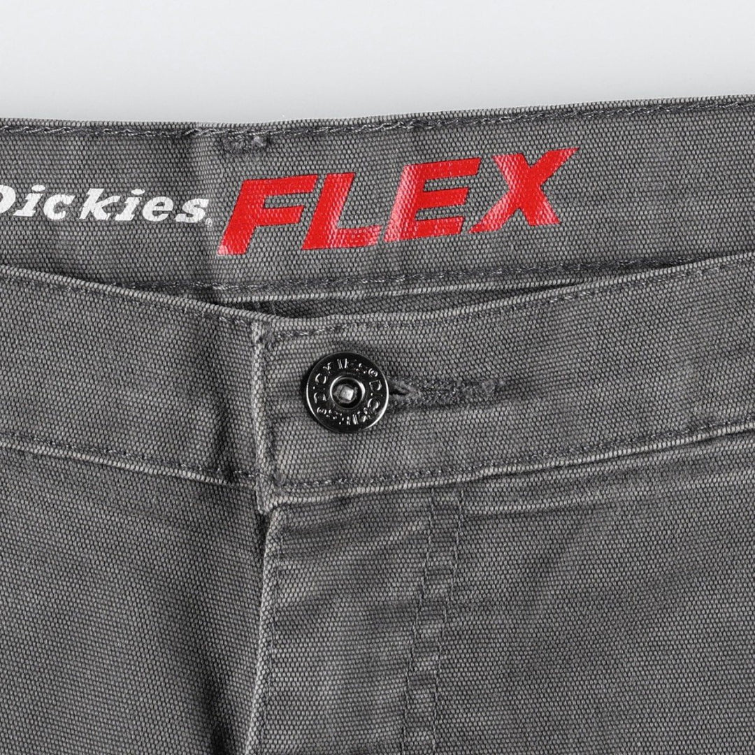 Dickies FLEX REGULAR Duck Painter Pants, Men's W38 equivalent. cotton Charcoal Vintage Second Hand
