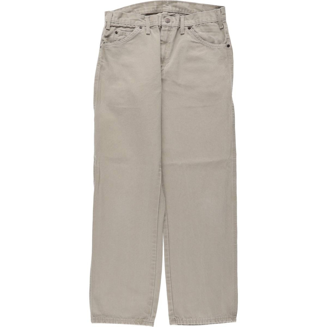 Dickies Duck Painter Pants Men's W33 equivalent cotton Beige type Vintage Second Hand