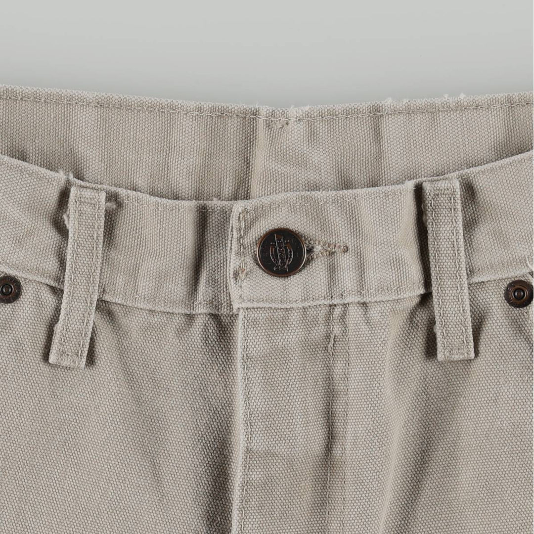 Dickies Duck Painter Pants Men's W33 equivalent cotton Beige type Vintage Second Hand