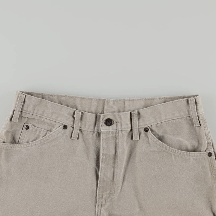 Dickies Duck Painter Pants Men's W33 equivalent cotton Beige type Vintage Second Hand