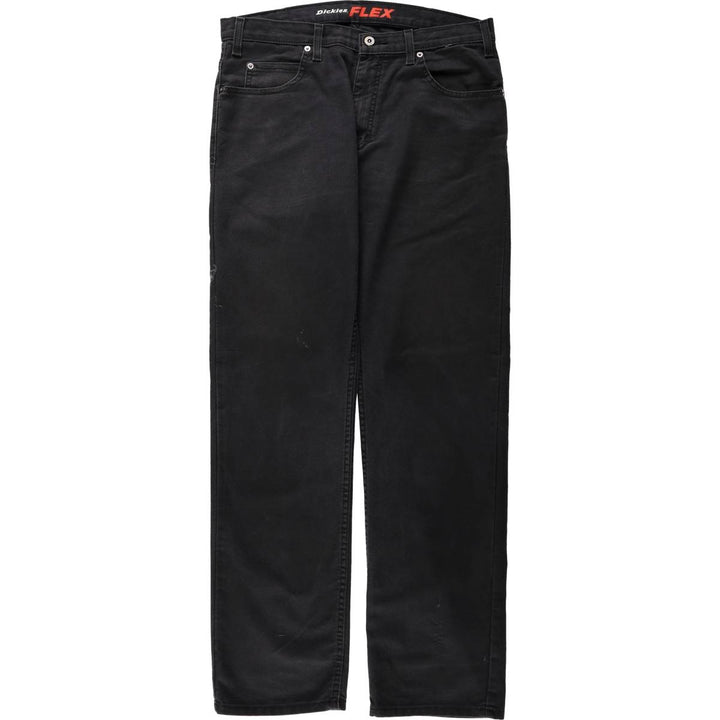 Dickies FLEX REGULAR Duck Work Pants, Men's W36 equivalent. unclear black type Vintage Second Hand