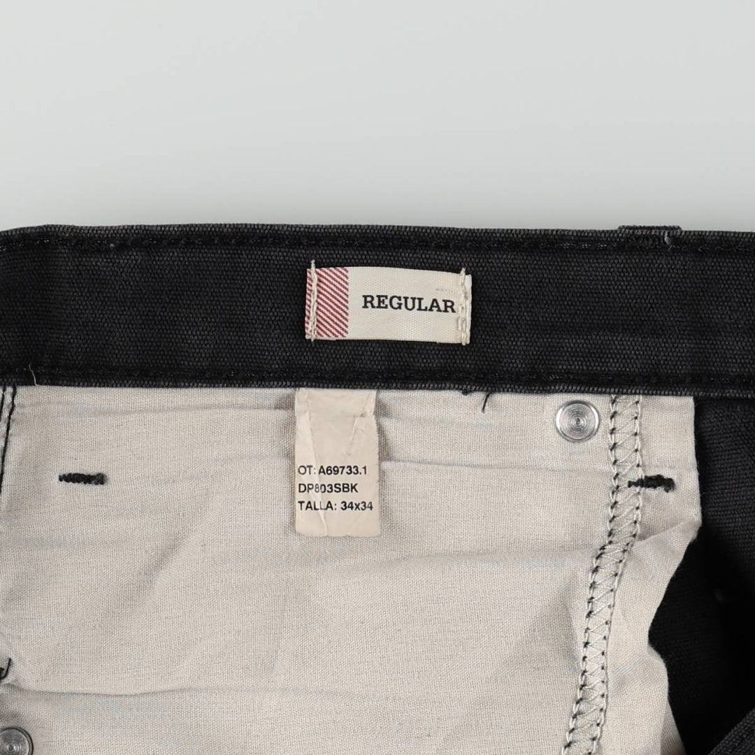 Dickies FLEX REGULAR Duck Work Pants, Men's W36 equivalent. unclear black type Vintage Second Hand