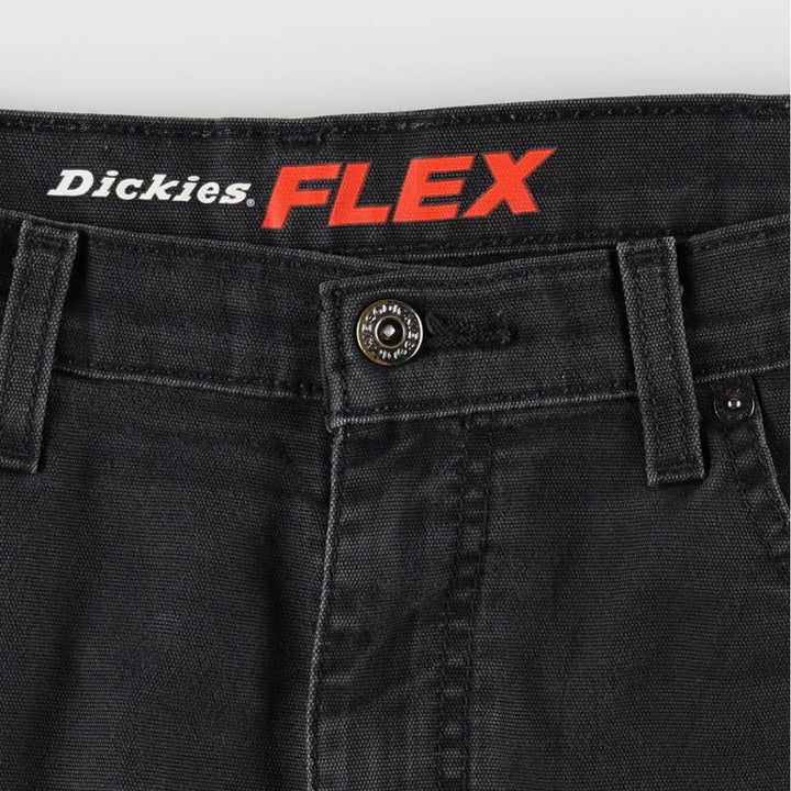 Dickies FLEX REGULAR Duck Work Pants, Men's W36 equivalent. unclear black type Vintage Second Hand