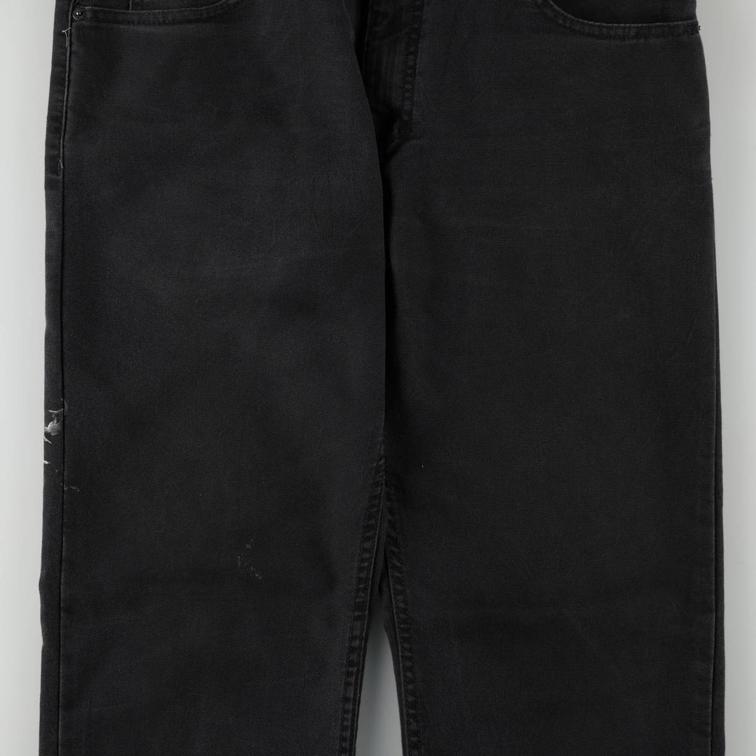 Dickies FLEX REGULAR Duck Work Pants, Men's W36 equivalent. unclear black type Vintage Second Hand